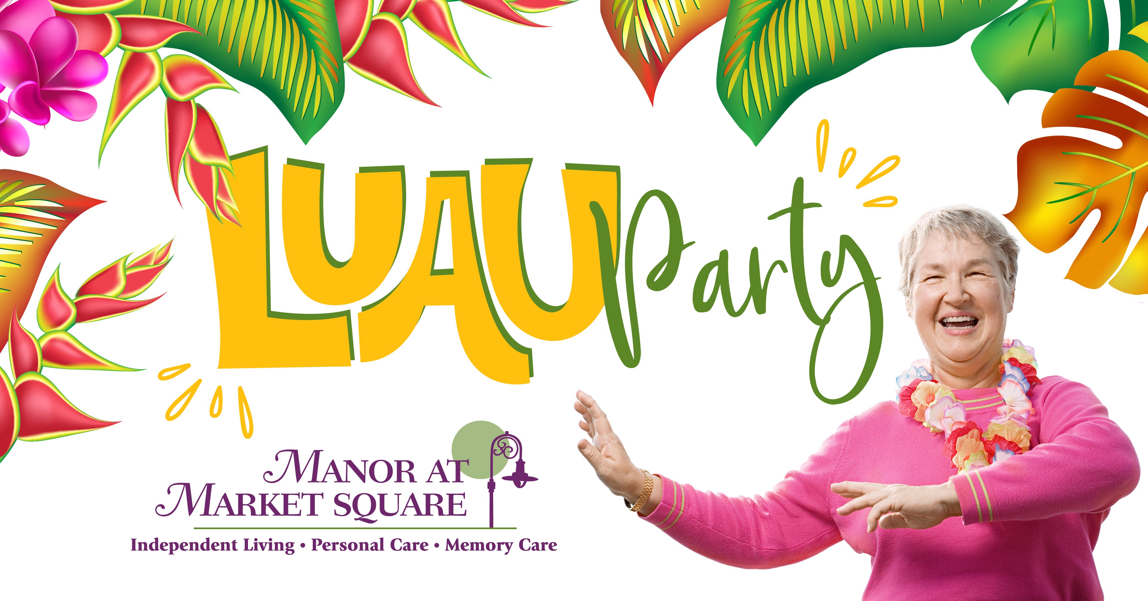 Luau Party at Manor at Market Square