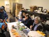 At center, Maggie Jordon, wearing a blue sweatshirt, registers people at Chicago Hope Food Pantry, Thursday, Nov. 20, 2025.