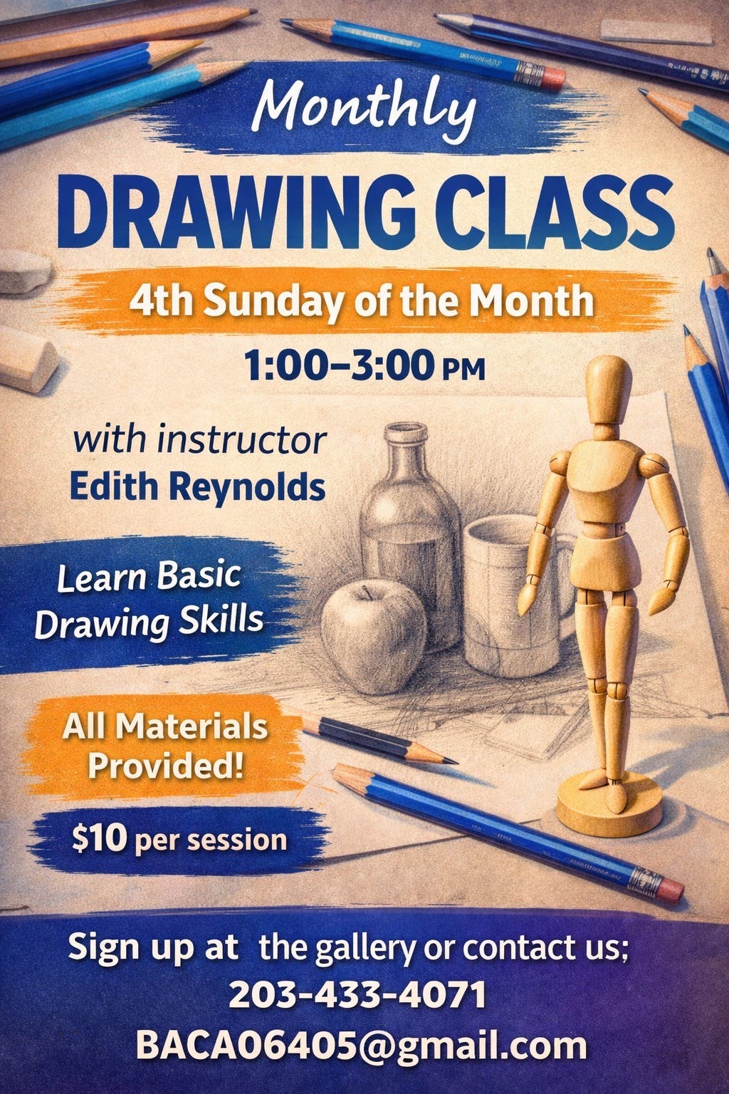 Monthly Drawing Class