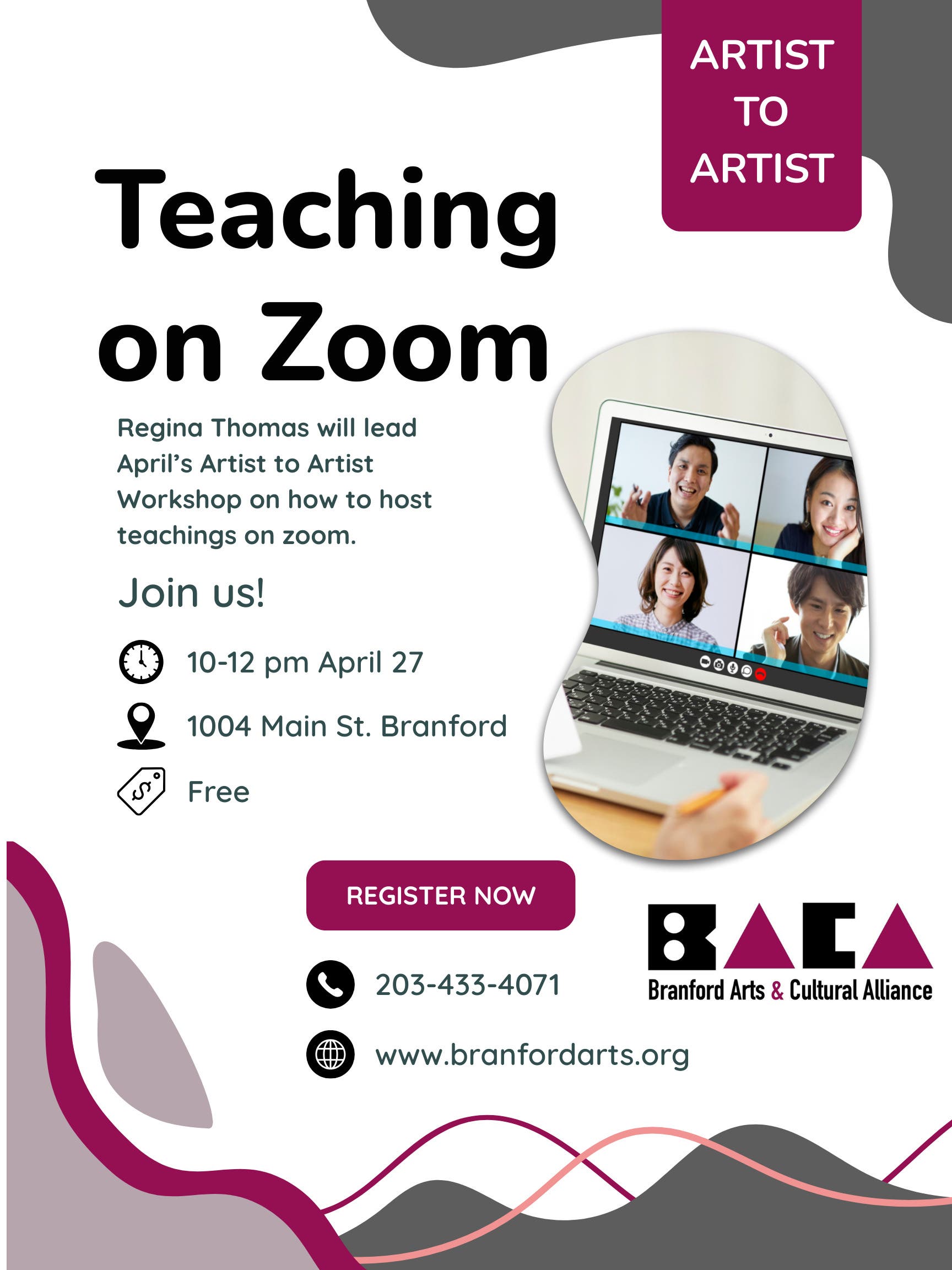 Artist to Artist - Teaching on Zoom