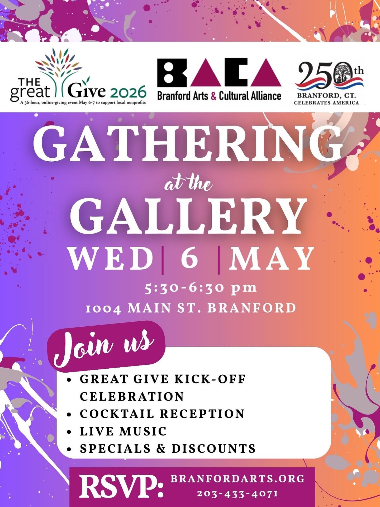 Gathering at the Gallery - The Great Give 2026 Kick Off Reception