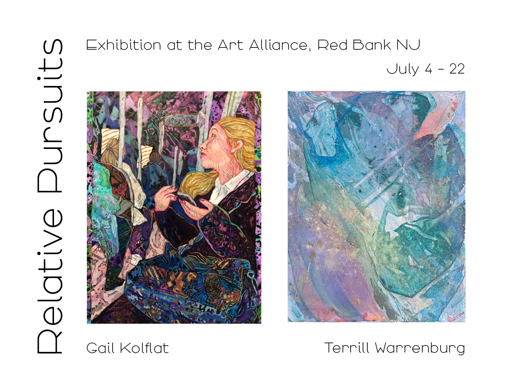 Art Exhibit: Relative Pursuits, Gail Kolflat and Terrill Warrenburg