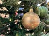 A Christmas ornament at the municipal building in Hillsborough, New Jersey