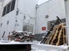A business property after a snow storm in Hillsborough, NJ