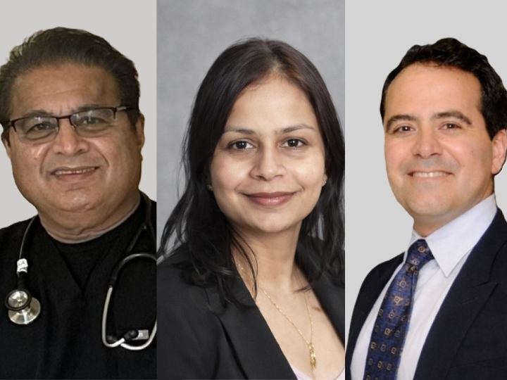 PHOTO CAPTION (L-R): Dr. Parhar, Dr Prasad and Dr. Younan