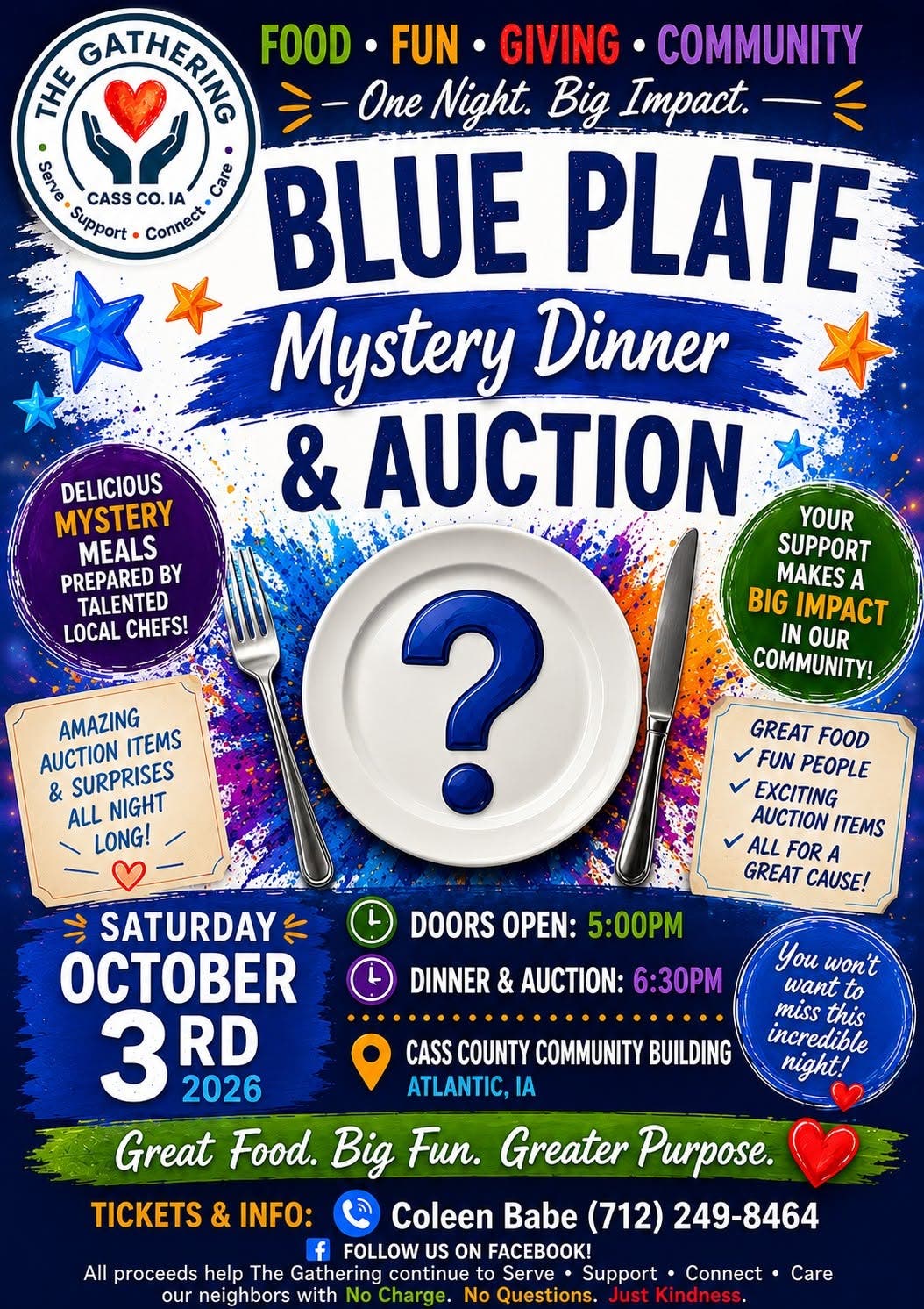 Blue Plate Mystery Dinner & Auction