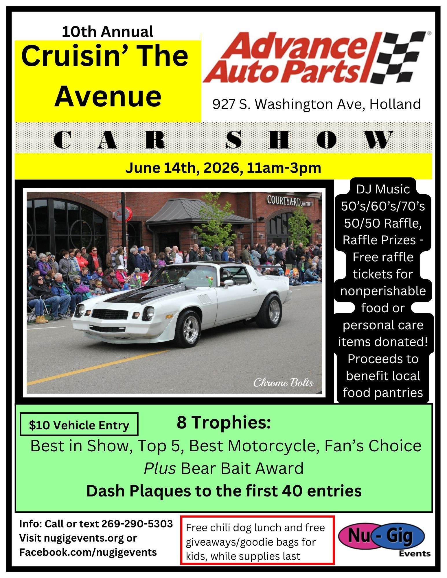 10th Annual Cruisin' The Avenue Car Show