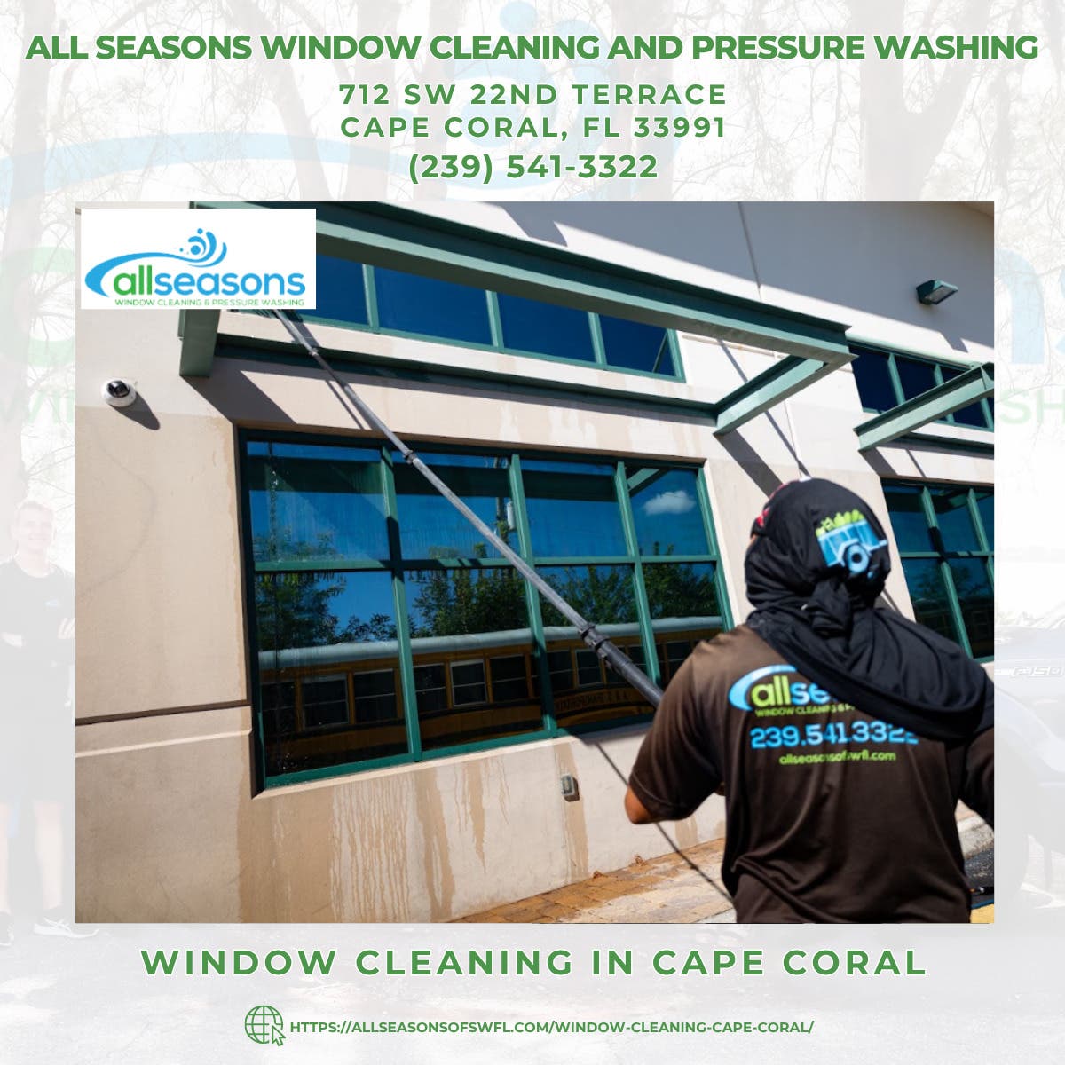 Window Cleaning in Cape Coral - All Seasons Window Cleaning and Pressure Washing