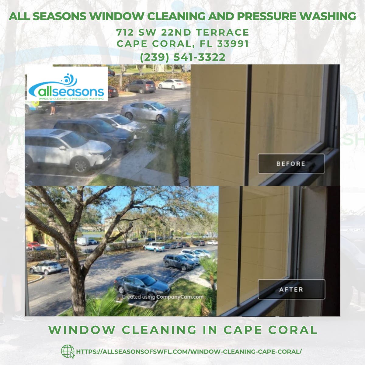 Window Cleaning in Cape Coral - All Seasons Window Cleaning and Pressure Washing