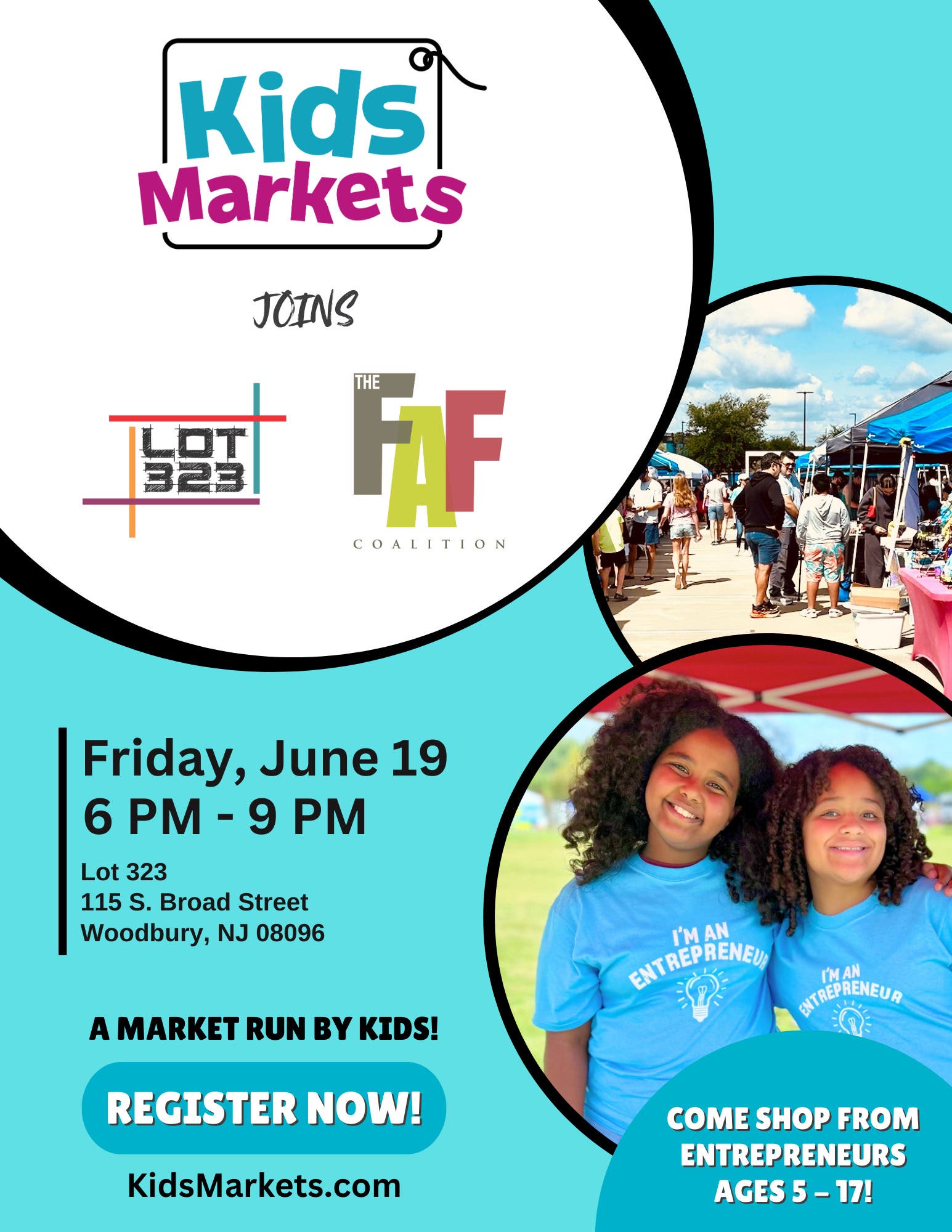 Kids Market at a Lot 323 Summer Concert
