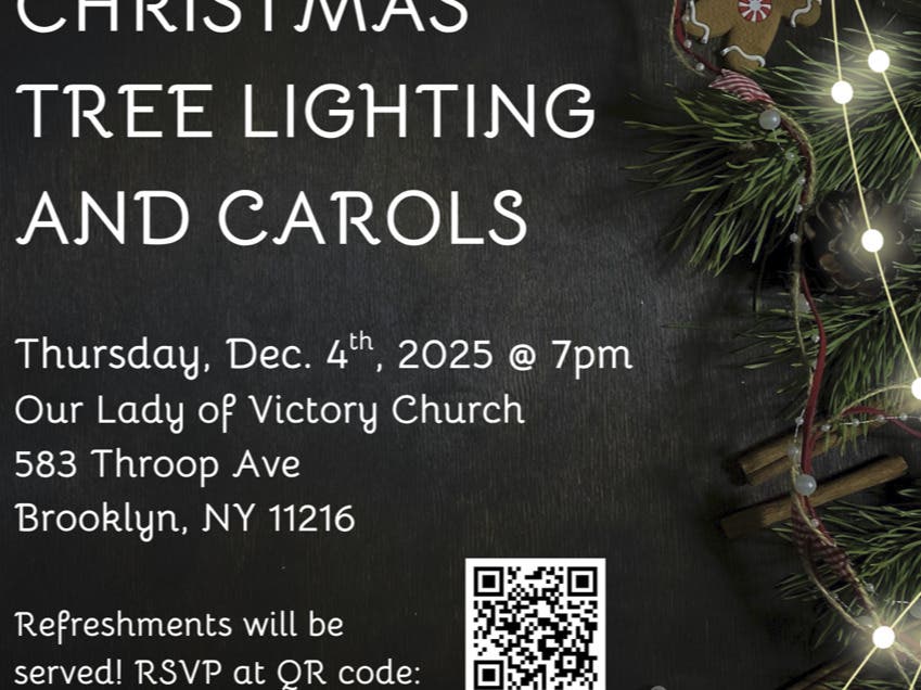Christmas Tree Lighting Ceremony and Carols @ Our Lady of Victory