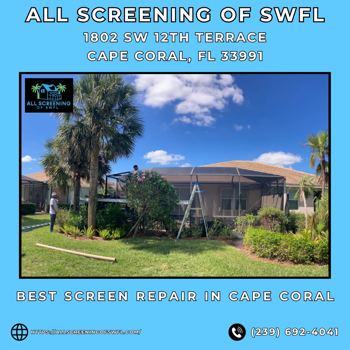 Best Screen Repair in Cape Coral - All Screening of SWFL