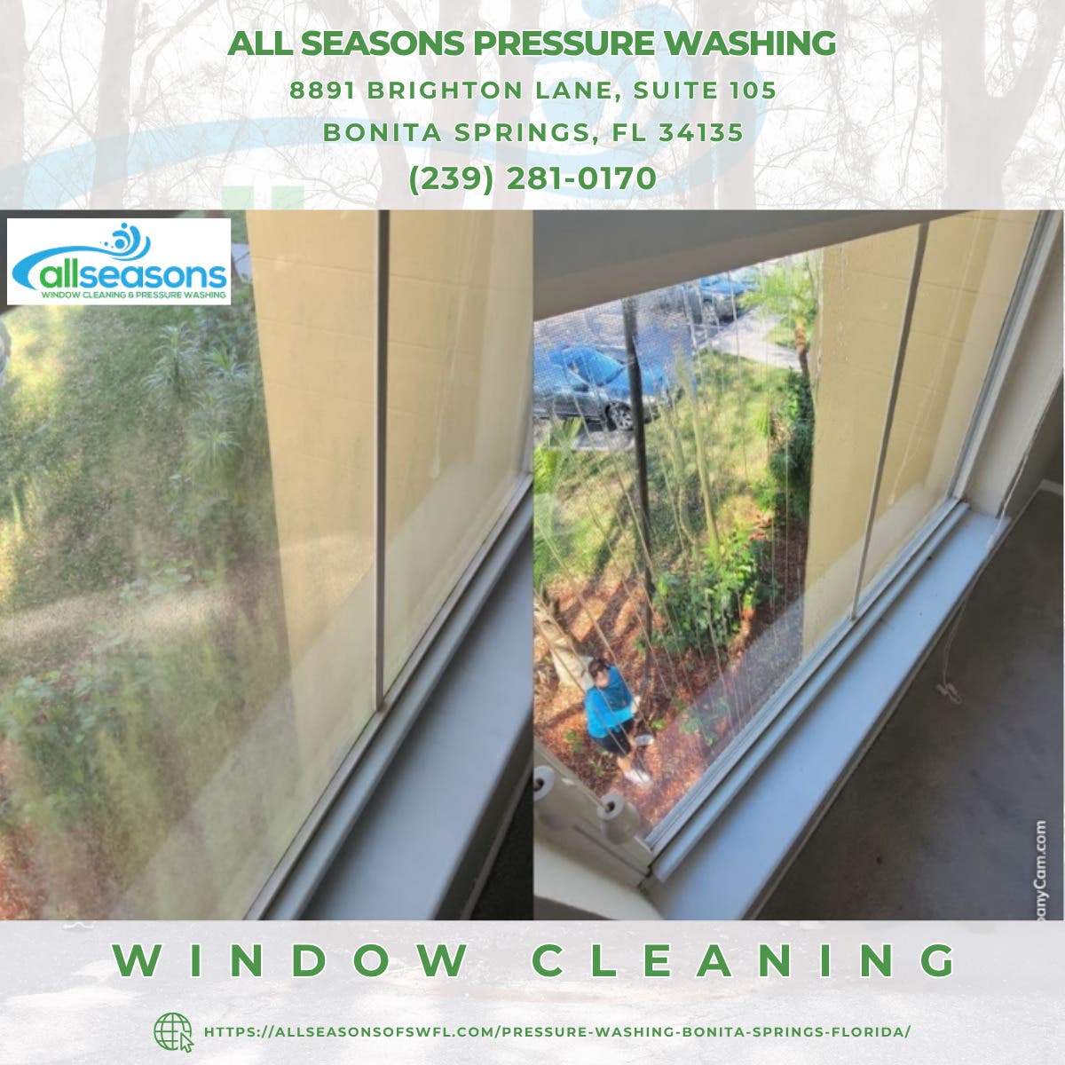 Window Cleaning in Bonita Springs - All Seasons Pressure Washing