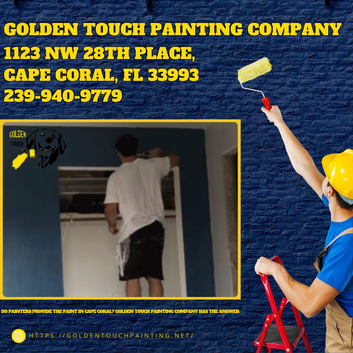 Do Painters Provide the Paint in Cape Coral? Golden Touch Painting Company Has the Answer