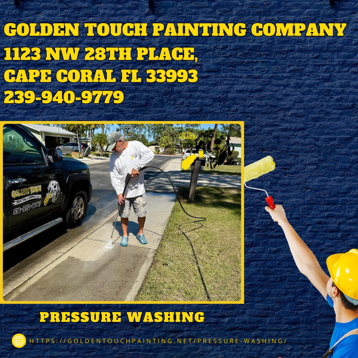 Pressure Washing in Cape Coral - Golden Touch Painting Company