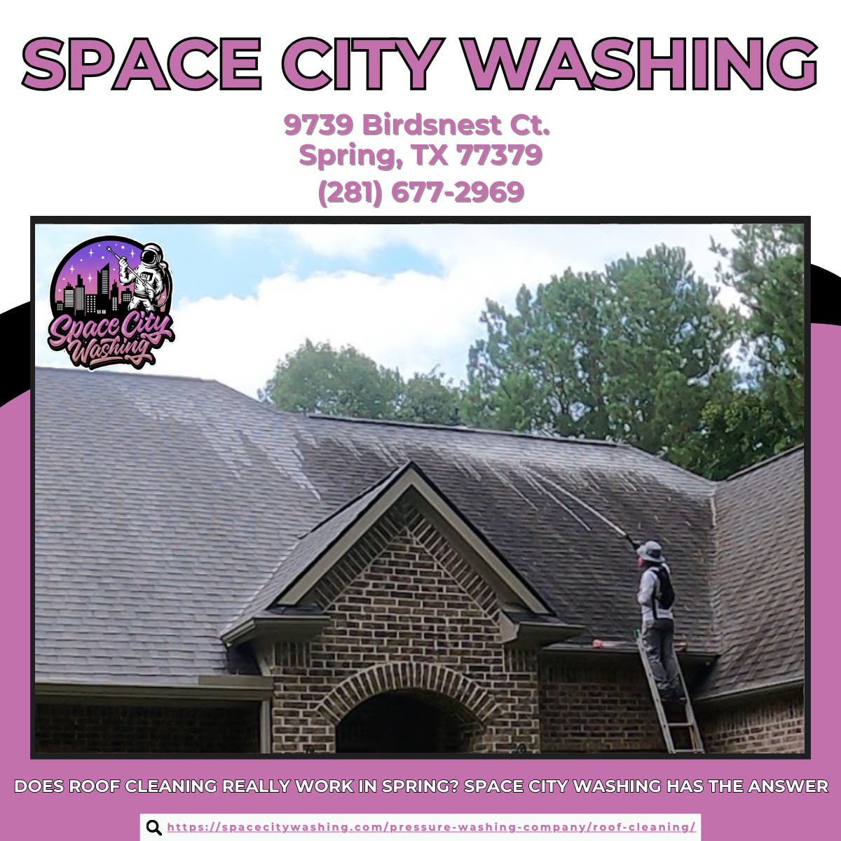 Does Roof Cleaning Really Work in Spring? Space City Washing Has the Answer