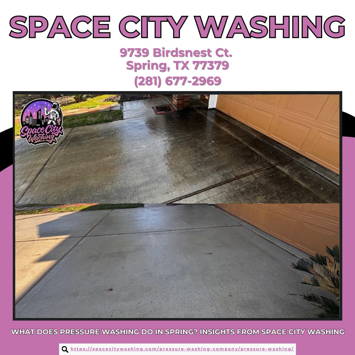 What Does Pressure Washing Do in Spring? Insights From Space City Washing