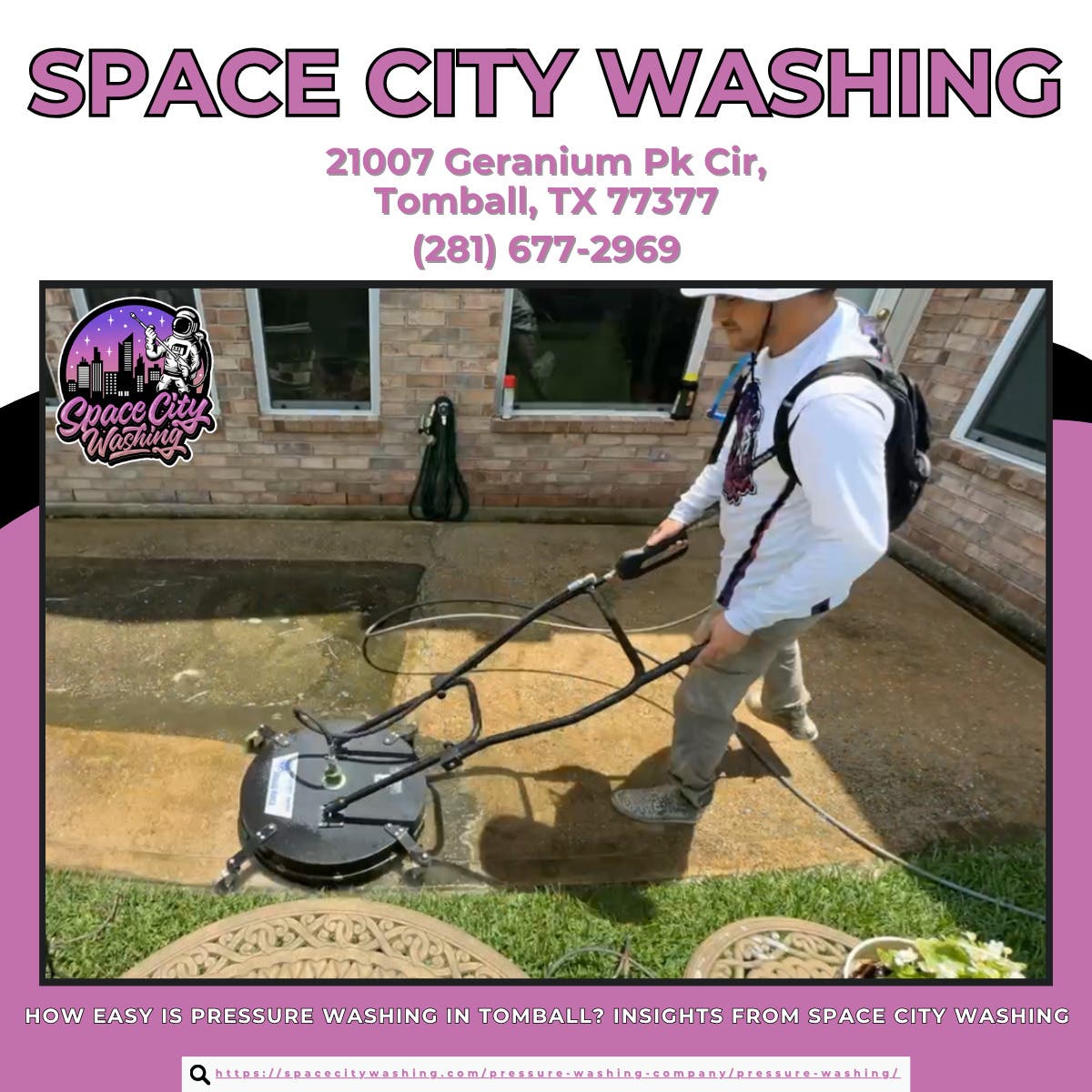 How Easy Is Pressure Washing in Tomball? Insights From Space City Washing