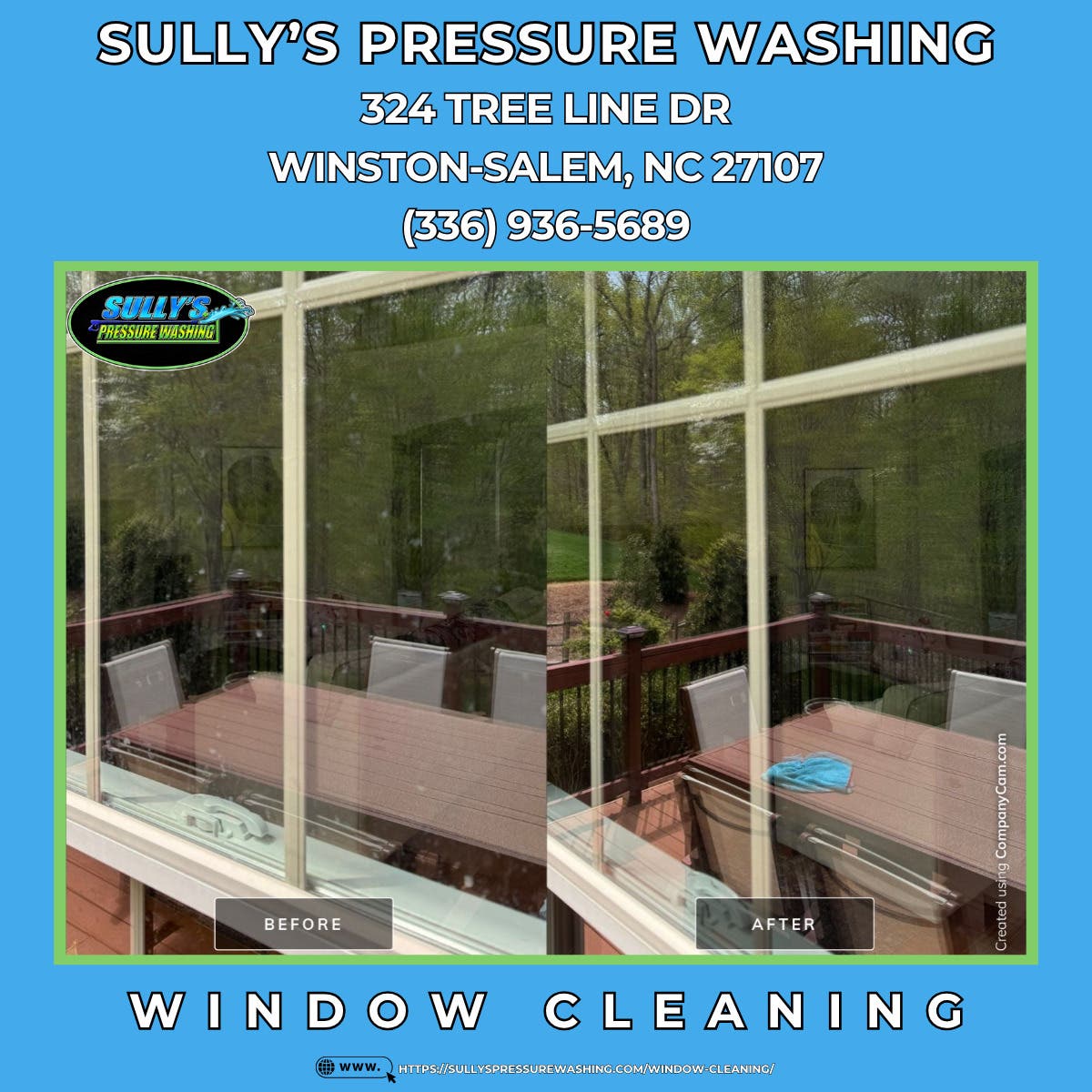 Window Cleaning in Winston-Salem - Sully's Pressure Washing 