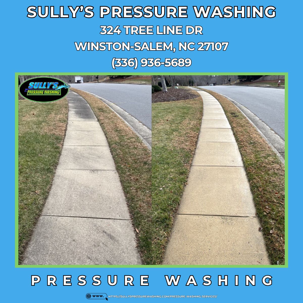 Pressure Washing in Winston-Salem - Sully's Pressure Washing 