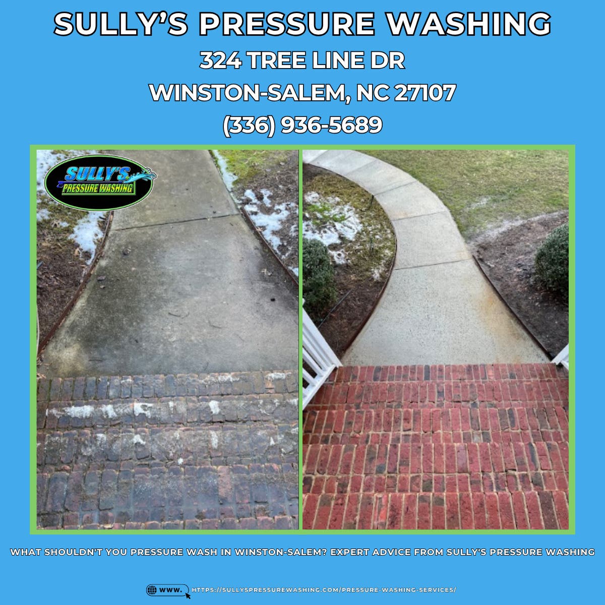 What Shouldn't You Pressure Wash in Winston-Salem? Expert Advice From Sully's Pressure Washing