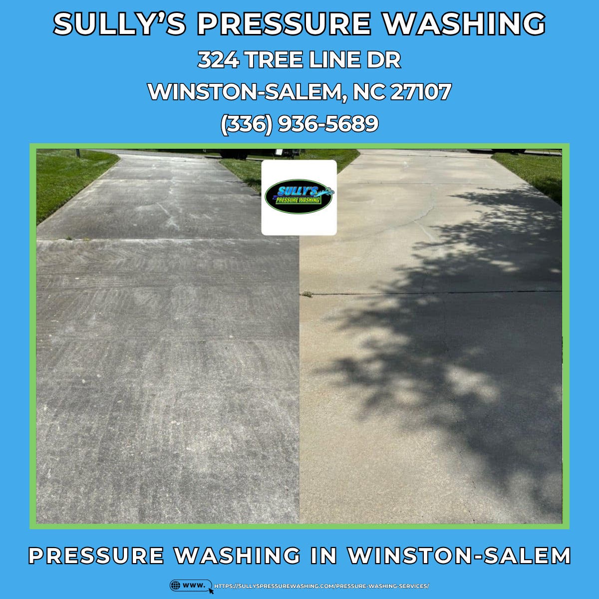 Pressure Washing in Winston-Salem - Sully's Pressure Washing 