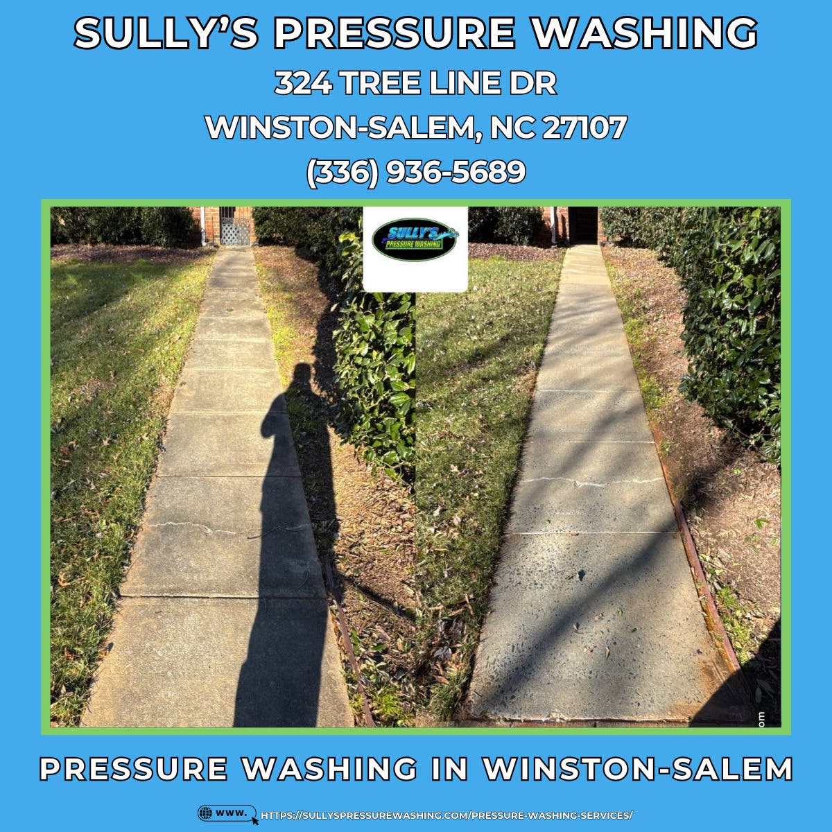 Pressure Washing in Winston-Salem - Sully's Pressure Washing 