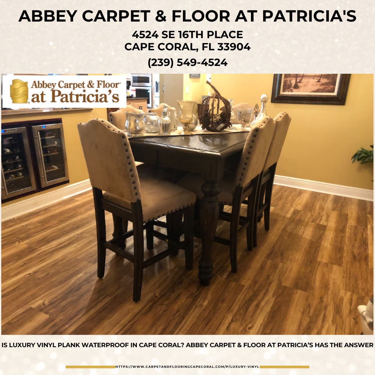 Is Luxury Vinyl Plank Waterproof in Cape Coral? Abbey Carpet & Floor at Patricia’s Has the Answer