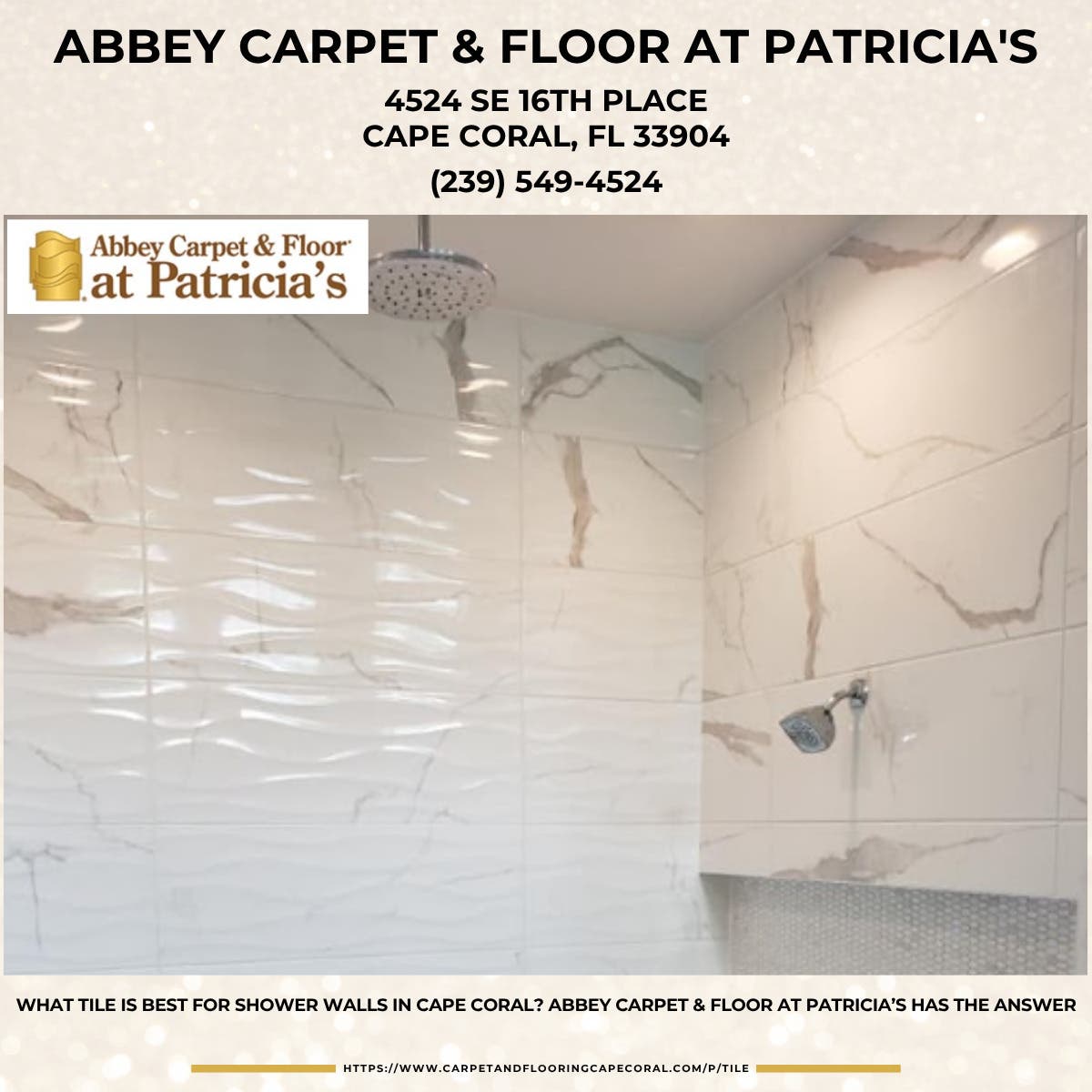 What Tile Is Best for Shower Walls in Cape Coral? Abbey Carpet & Floor at Patricia’s Has the Answer