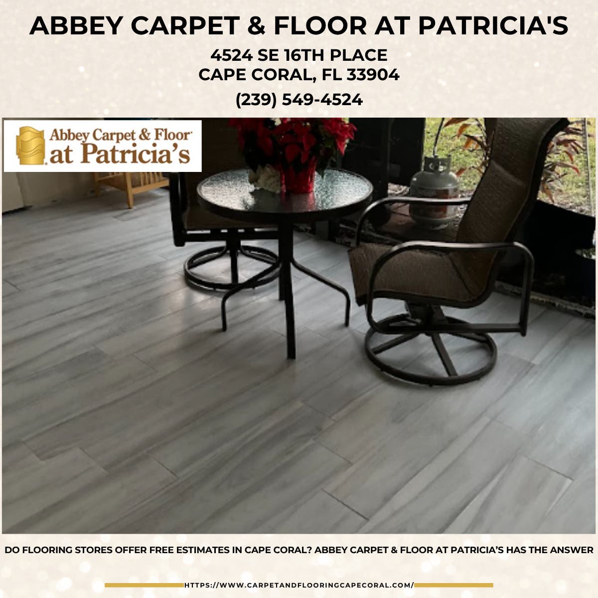 Do Flooring Stores Offer Free Estimates in Cape Coral? Abbey Carpet & Floor at Patricia’s Has the An