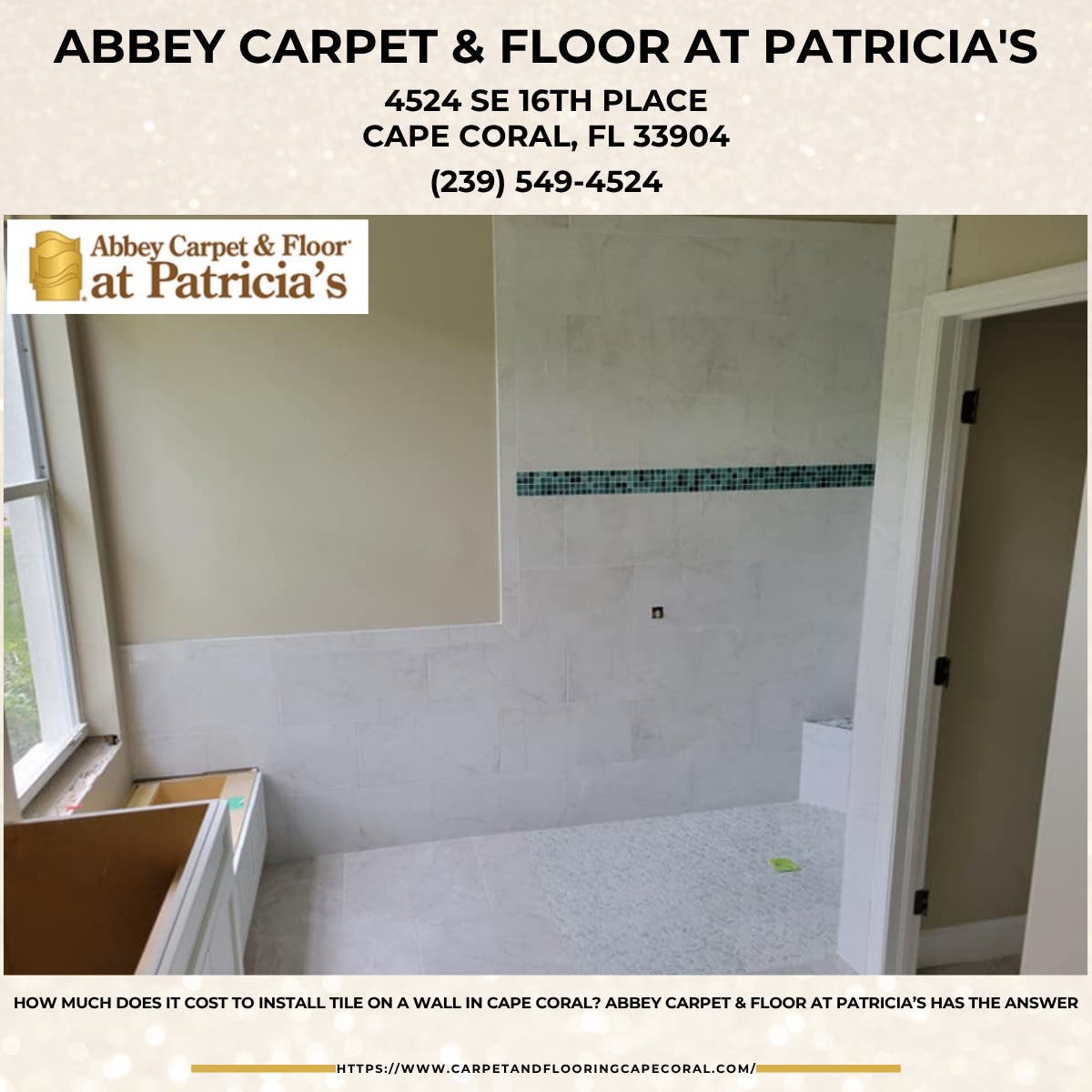 How Much Does It Cost to Install Tile on a Wall in Cape Coral? Abbey Carpet & Floor at Patricia’s Ha