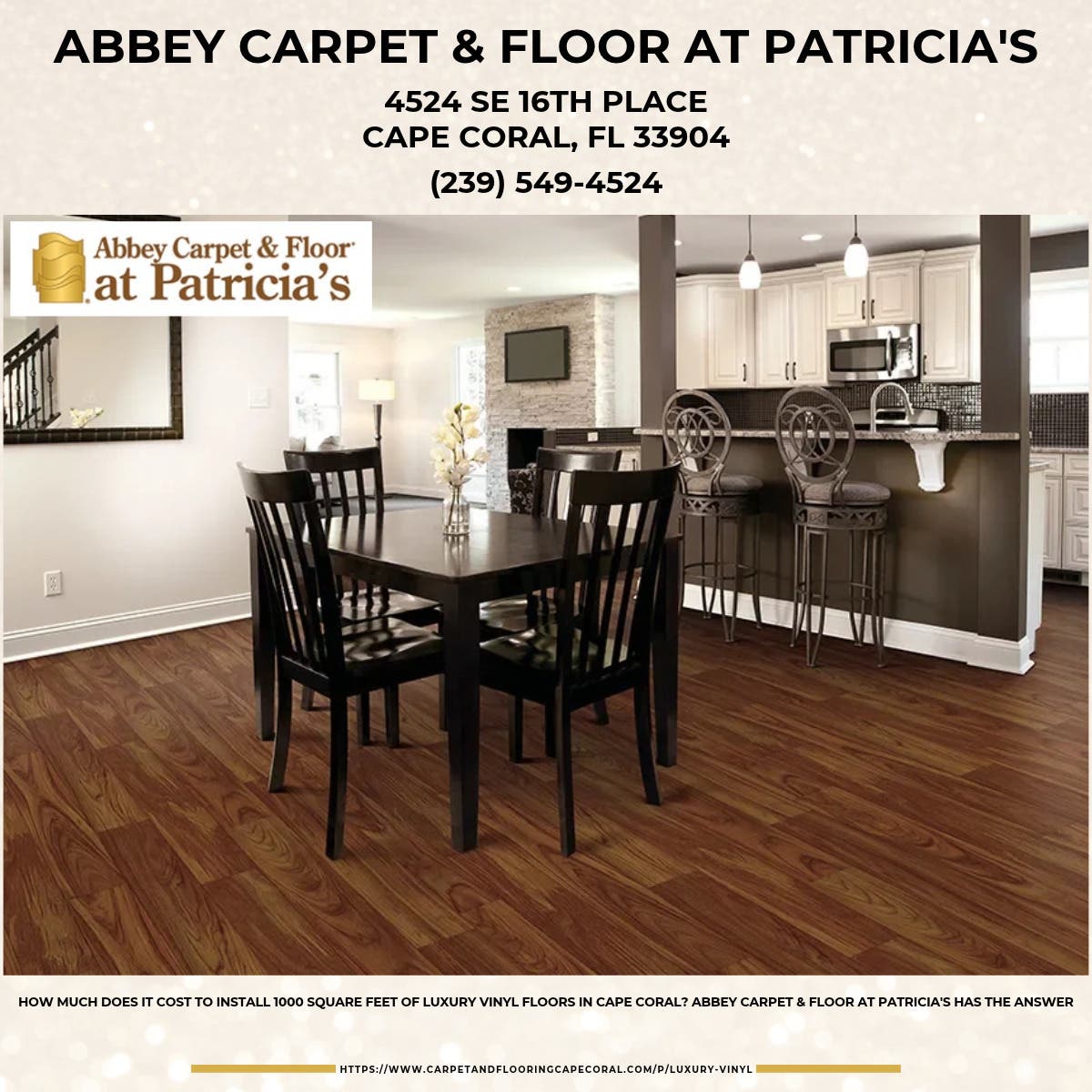 How Much Does It Cost to Install 1000 Square Feet of Luxury Vinyl Floors in Cape Coral? Abbey Carpet