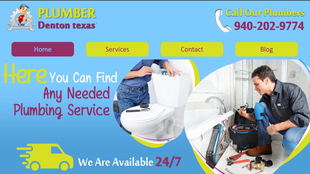 Plumber Denton Texas