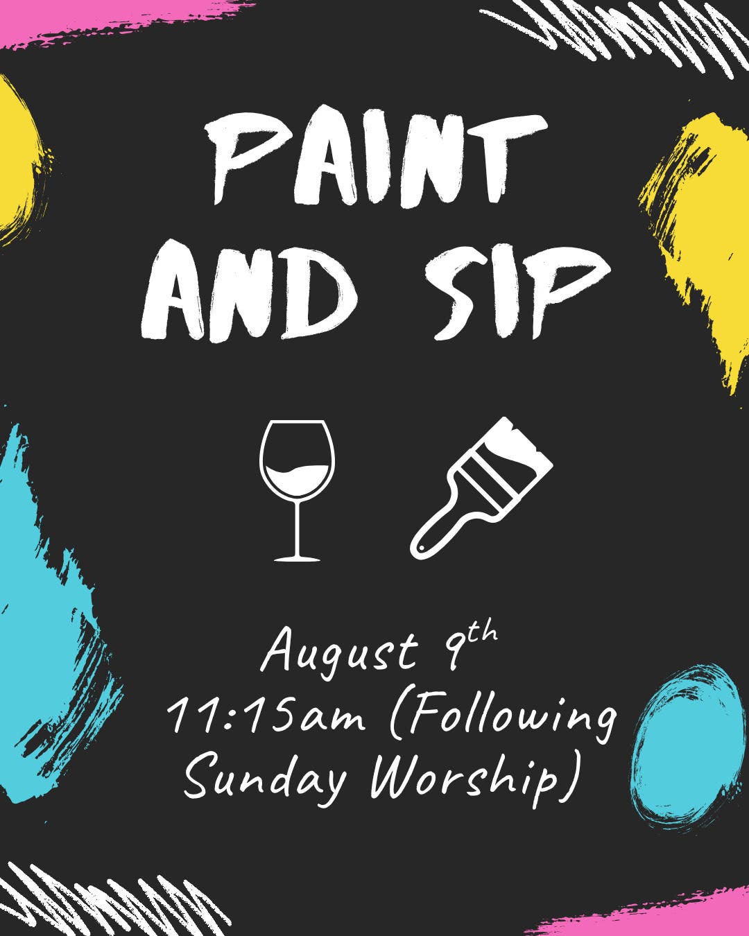 Paint and Sip at PUMC