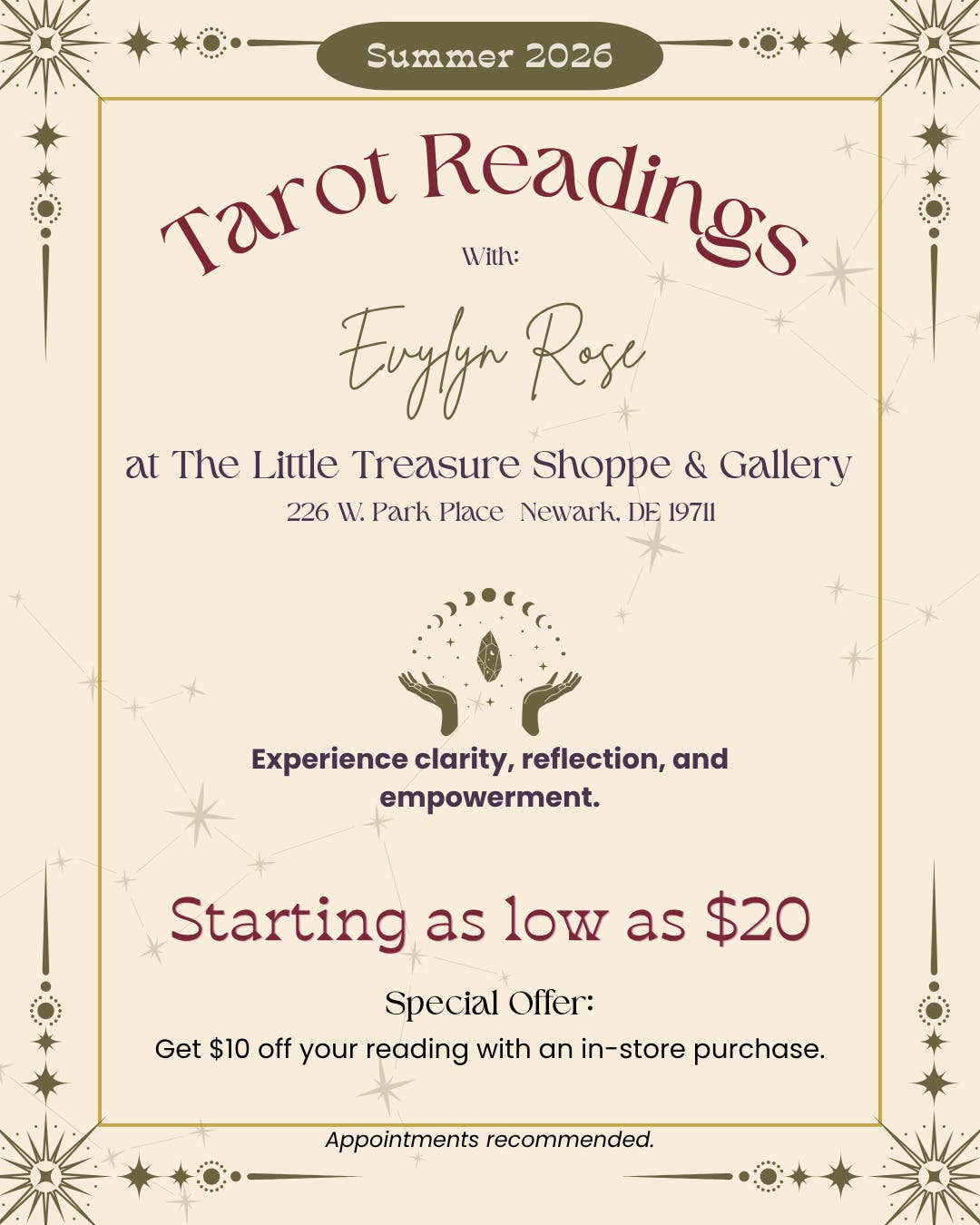 Tarot Readings with Evylyn Rose