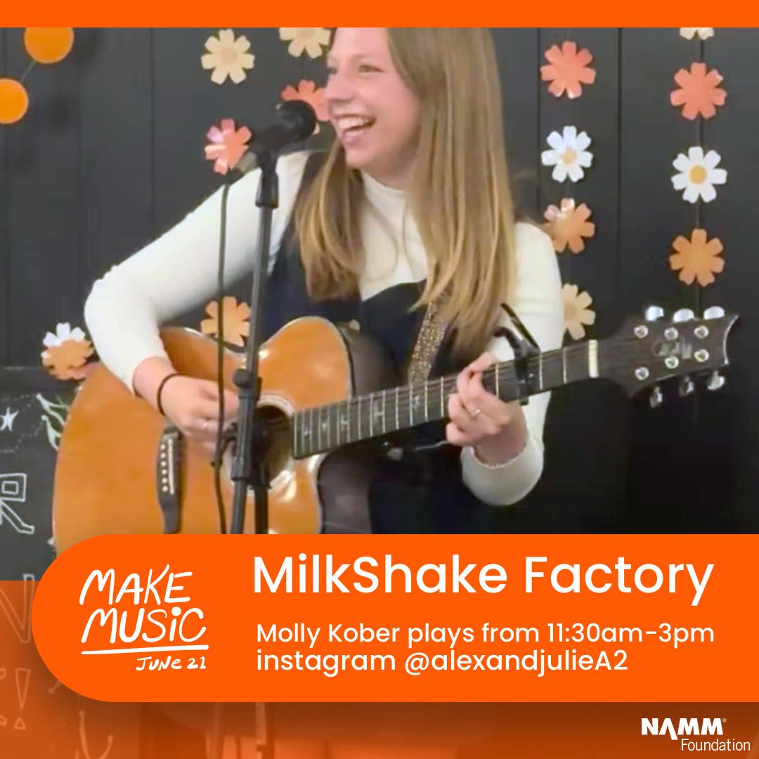 Make Music Day at MilkShake Factory