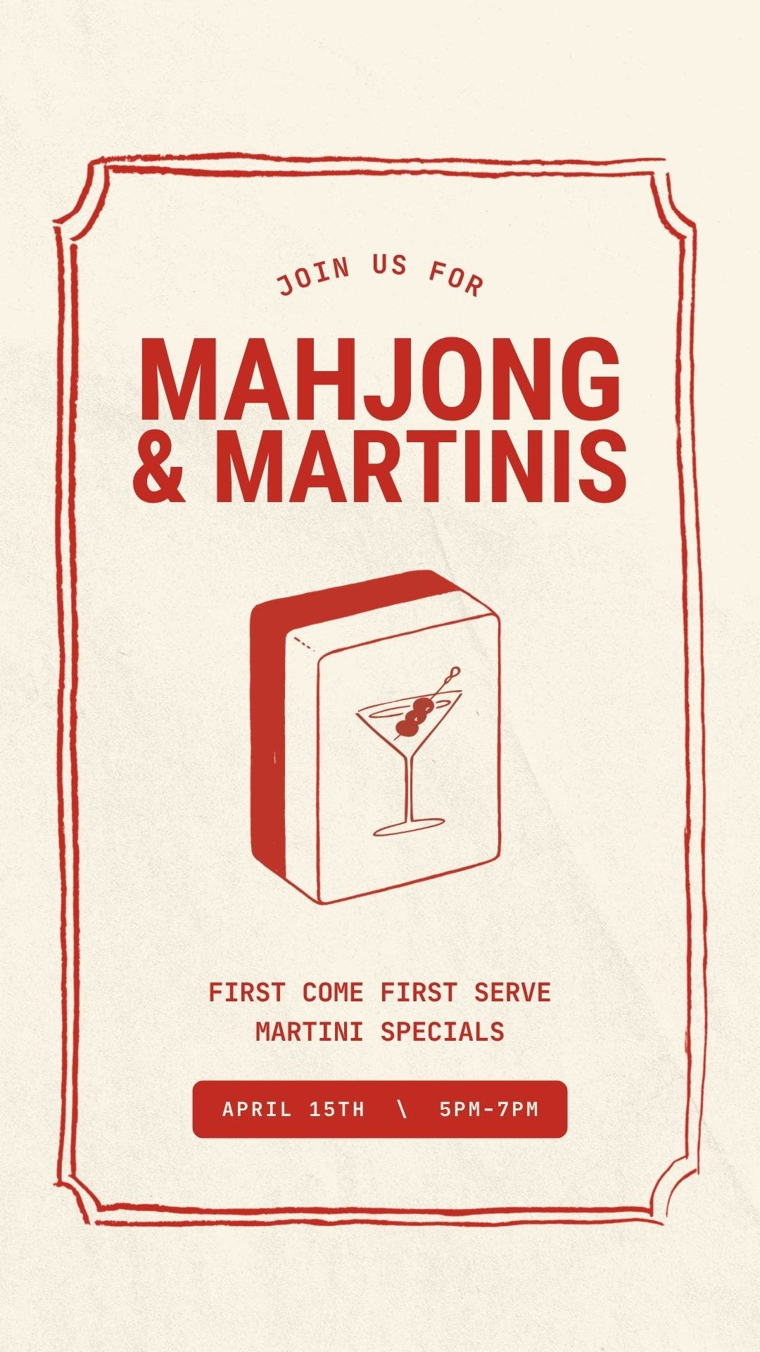 Mahjong & Martinis