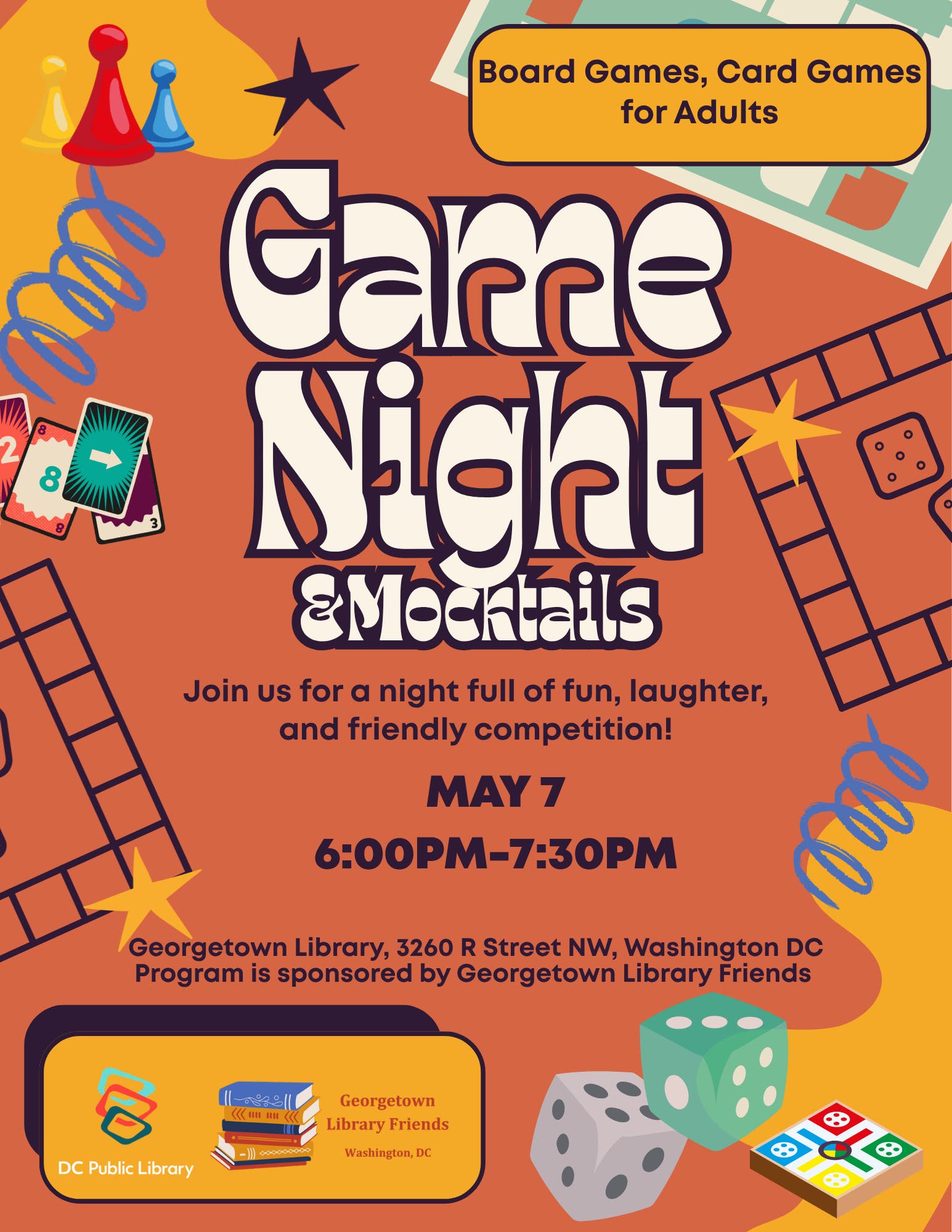 Game Night and Mocktails 