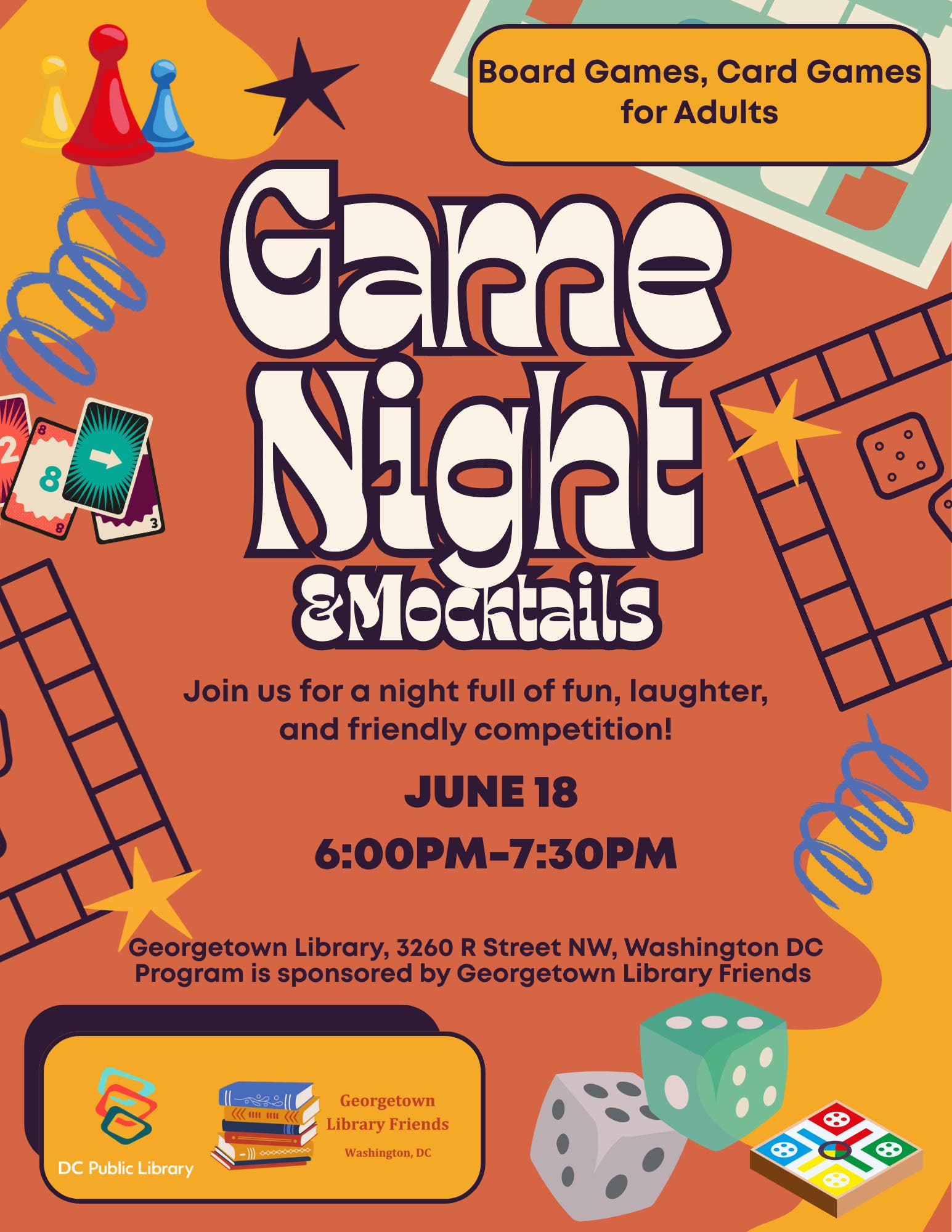 Game Night and Mocktails 