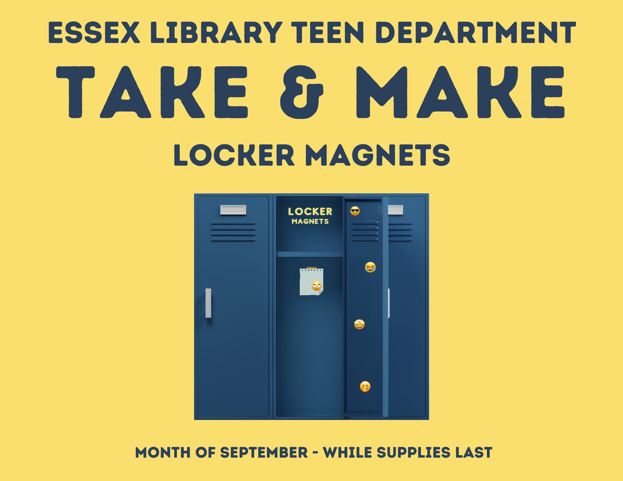 Teen Take & Make – Locker Magnets