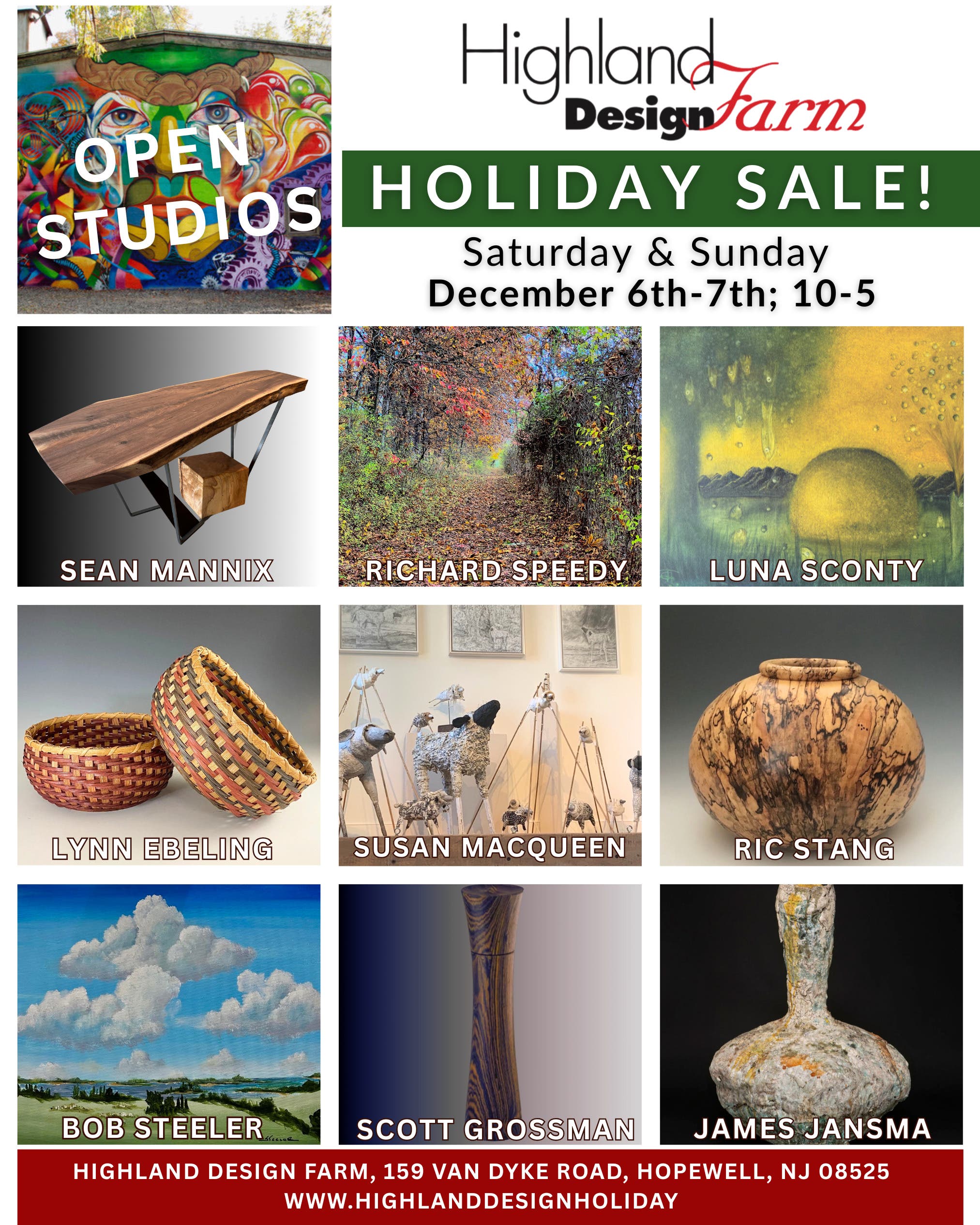 A Creative Tradition Returns: Highland Design Farm Open Studios Holiday Sale