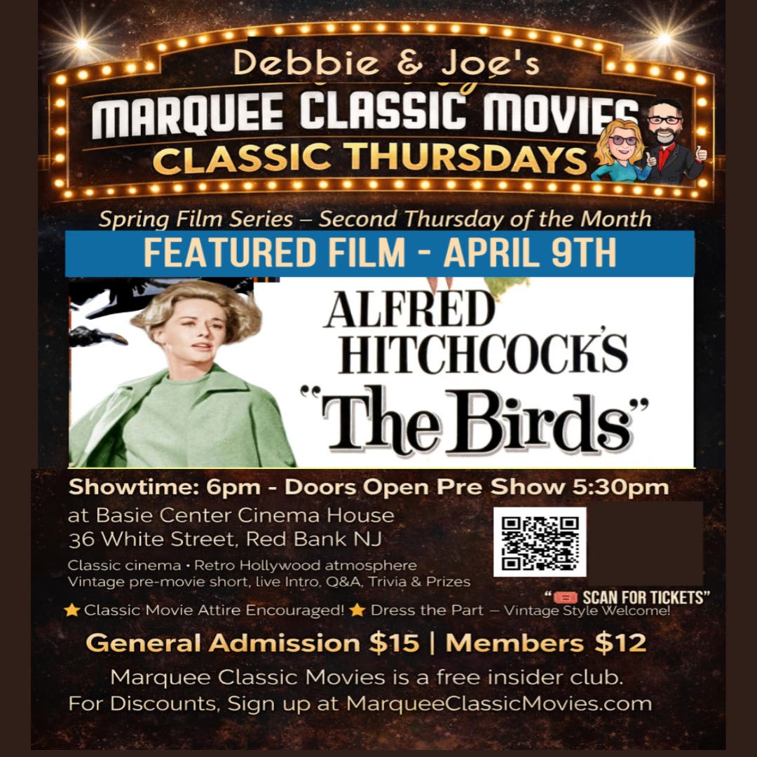 Marquee Classic Movies Presents: The Birds (1963) – April 9
