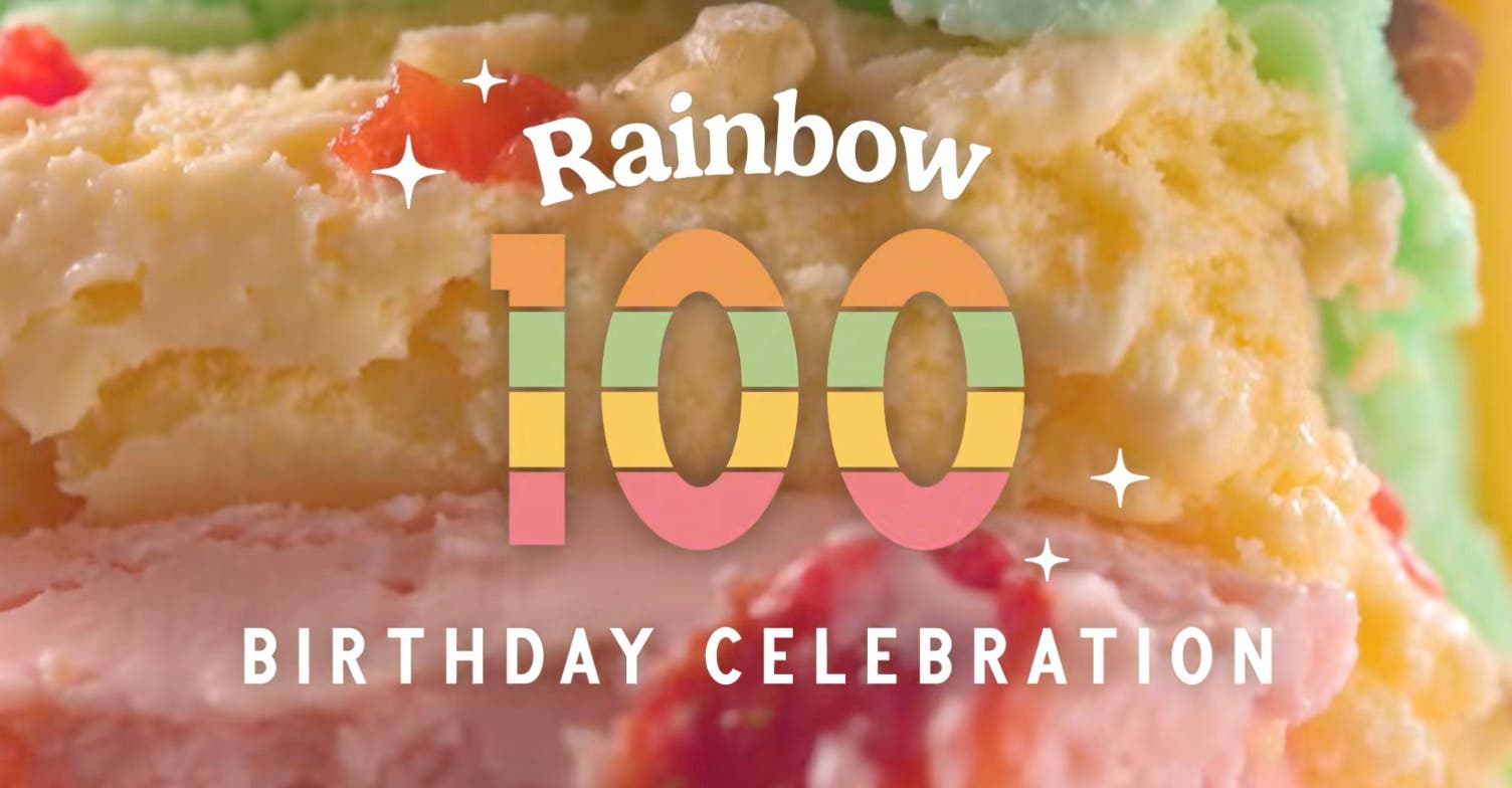 Rainbow Cone 100th Birthday Celebration