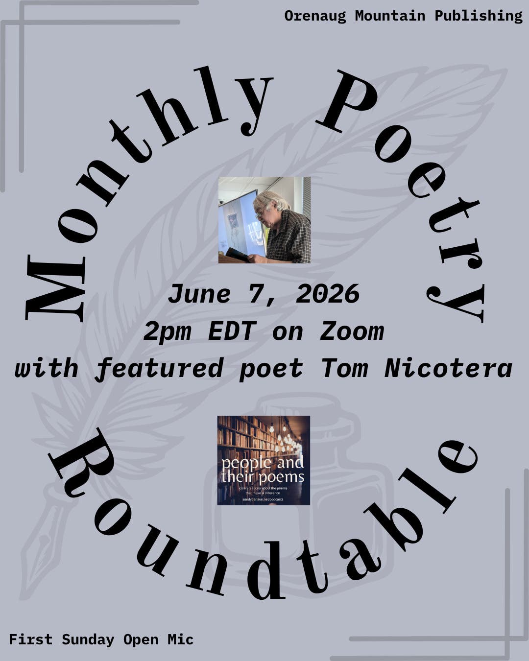 Monthly Poetry Roundtable