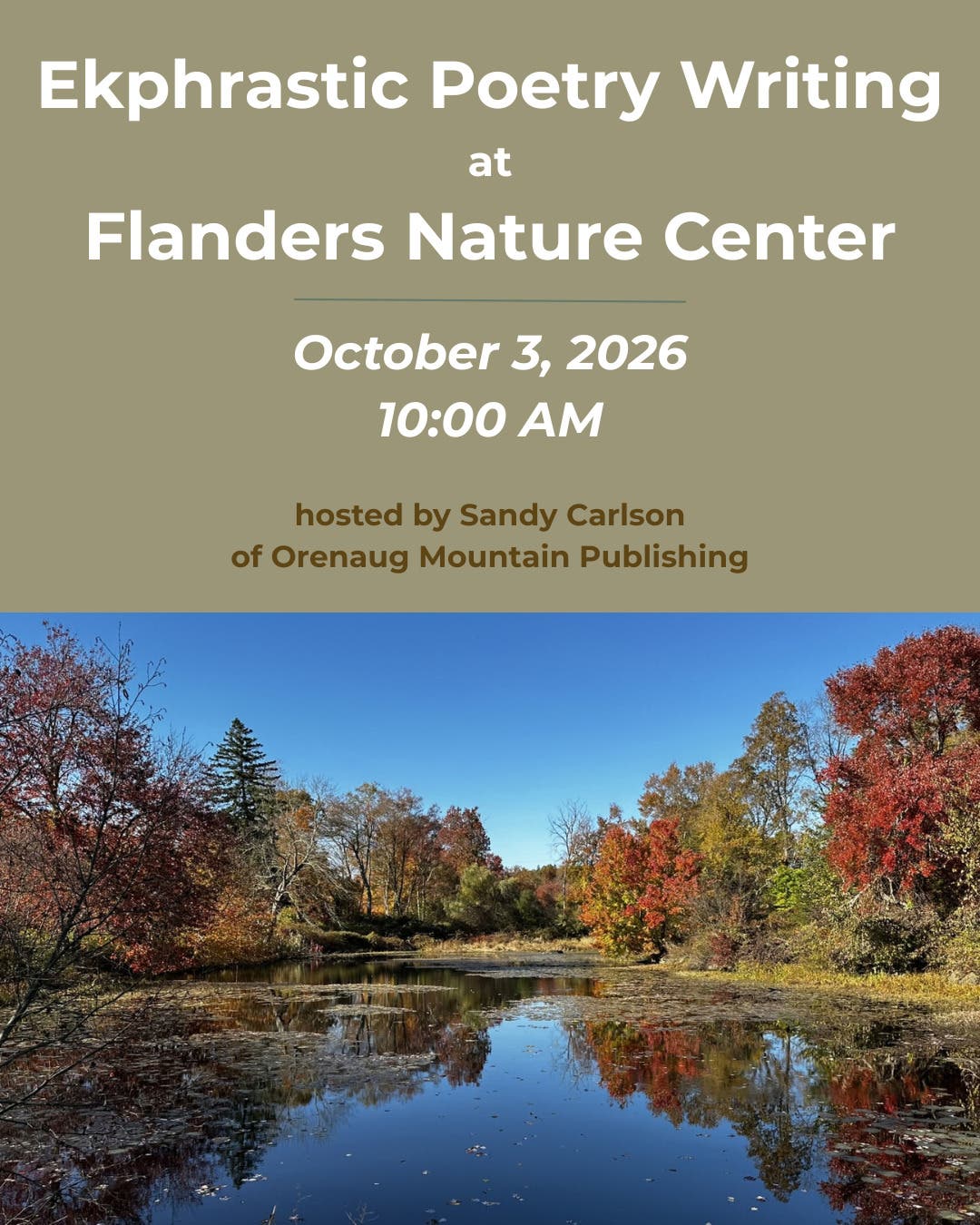 Ekphrastic Poetry Workshop