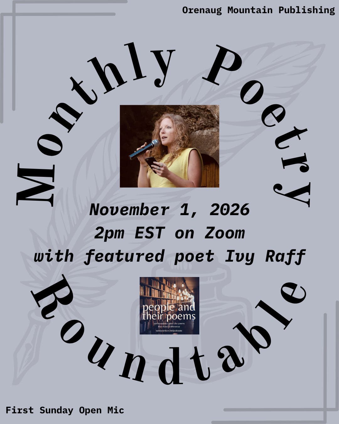 Monthly Poetry Roundtable