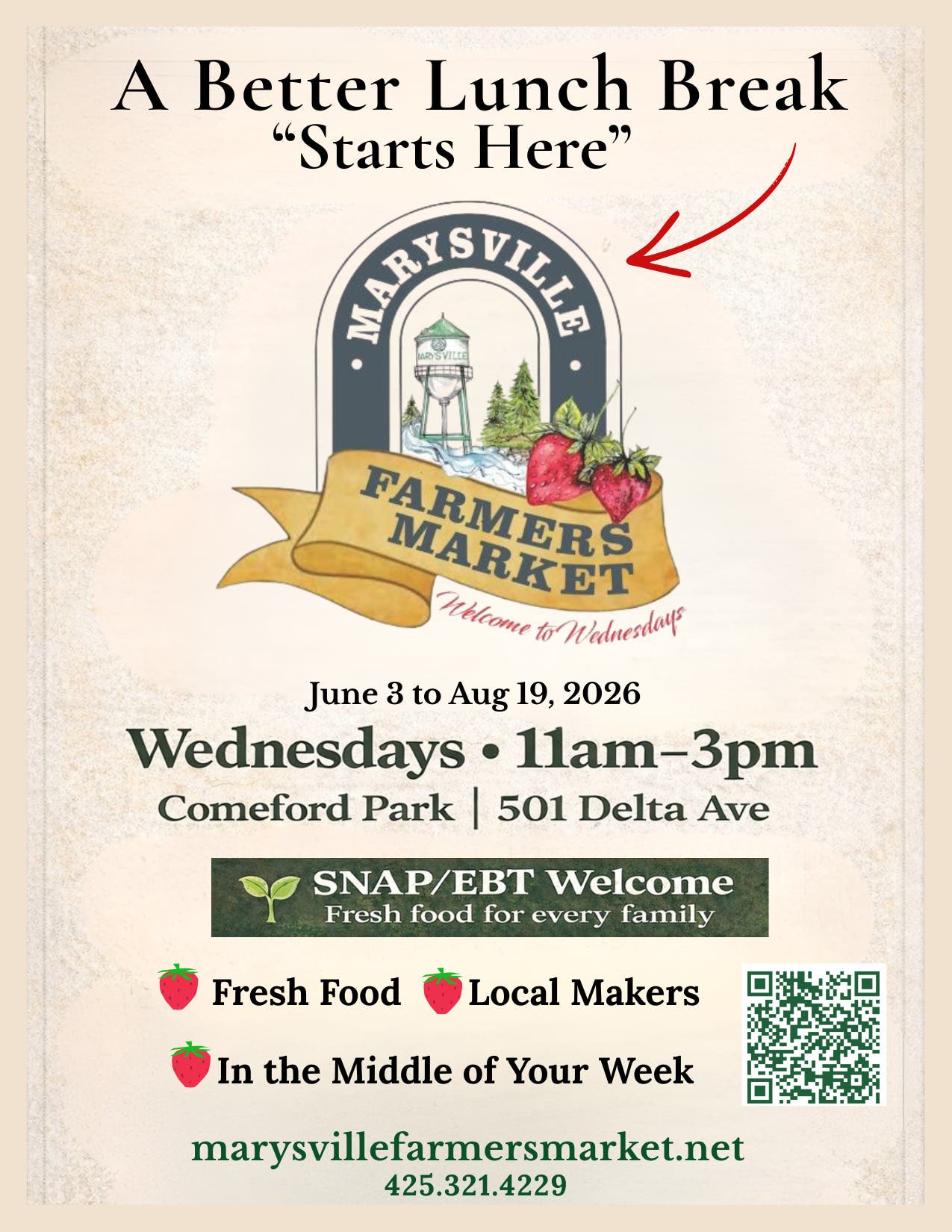 Opening Day Marysville Farmers Market