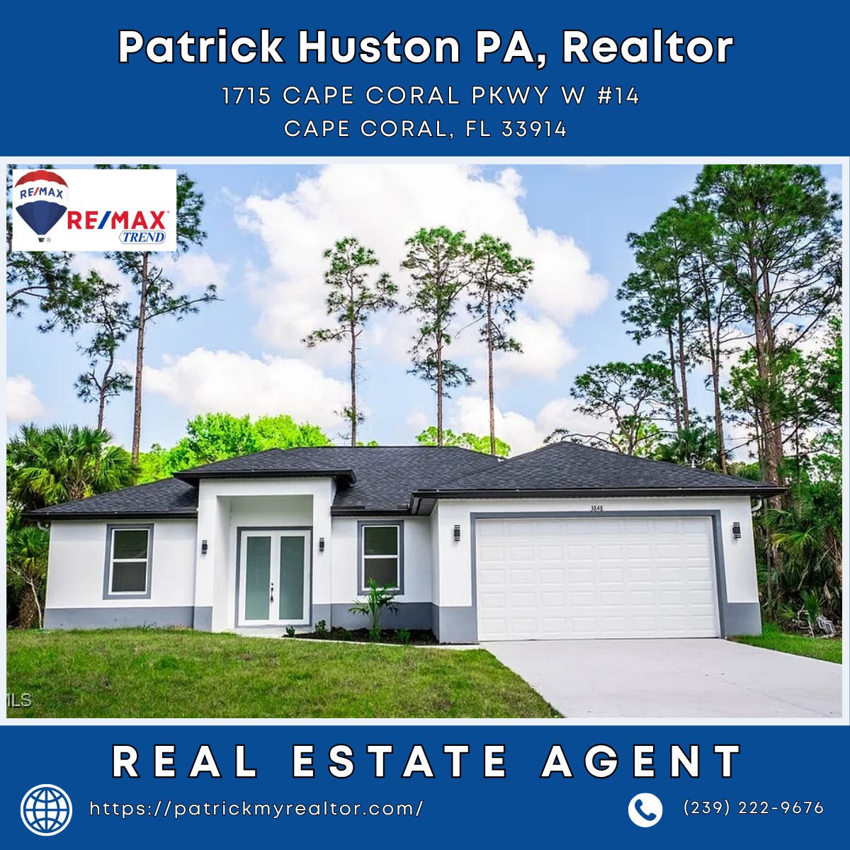 Real Estate Agent in Cape Coral - Patrick Huston PA, Realtor