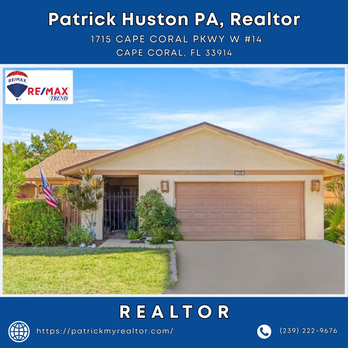 Realtor in Cape Coral - Patrick Huston PA, Realtor