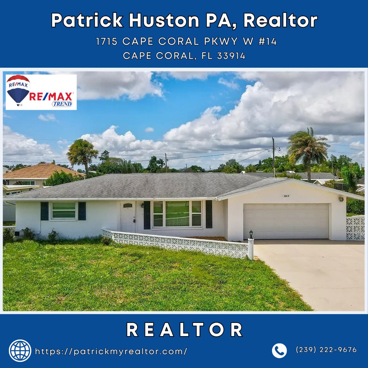 Realtor in Cape Coral - Patrick Huston PA, Realtor